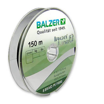 Плетёнка Balzer Iron Line PE 8x 150м 0.27мм 27.5кг Green