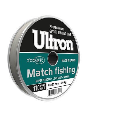 Леска Ultron Match Fishing 100м 0.31мм 11кг