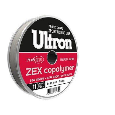Леска Ultron ZEX copolimer 100м 0.35мм 15кг