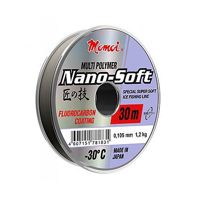 Леска Momoi Nano-Soft Ice 30m 0.165мм 3.1кг