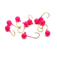 Джиг-головка шар Micro Jig 2г (10шт) Розовый