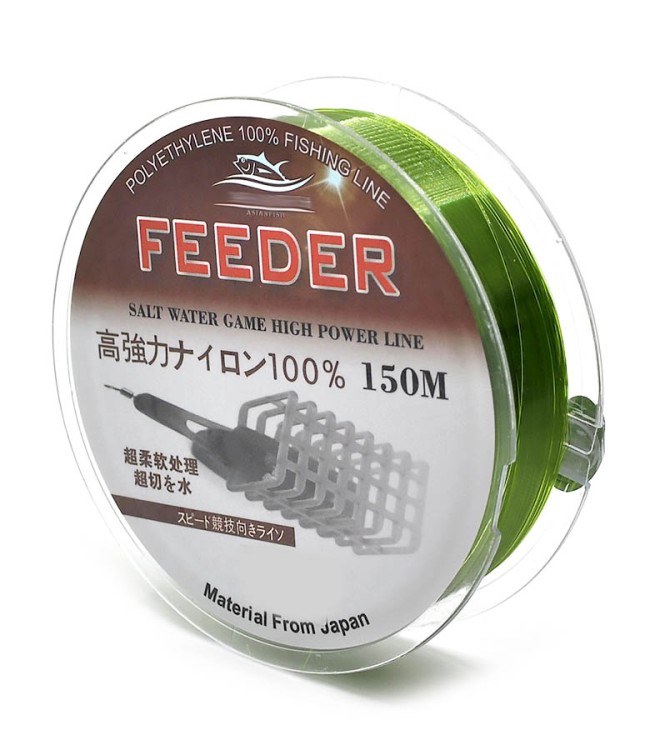 Леска Feeder 150м 0.30мм 16.92кг зелёная