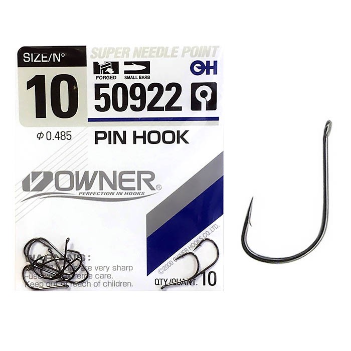 Крючки Owner 50922 Pin Hook №10 (10шт)