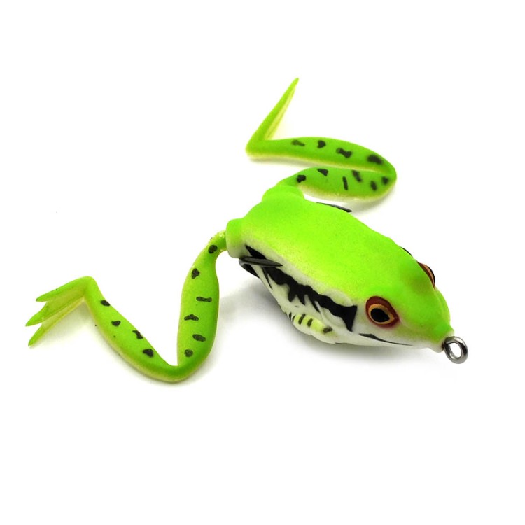 Лягушка Super Frog 55мм 16.5г салатно/белая