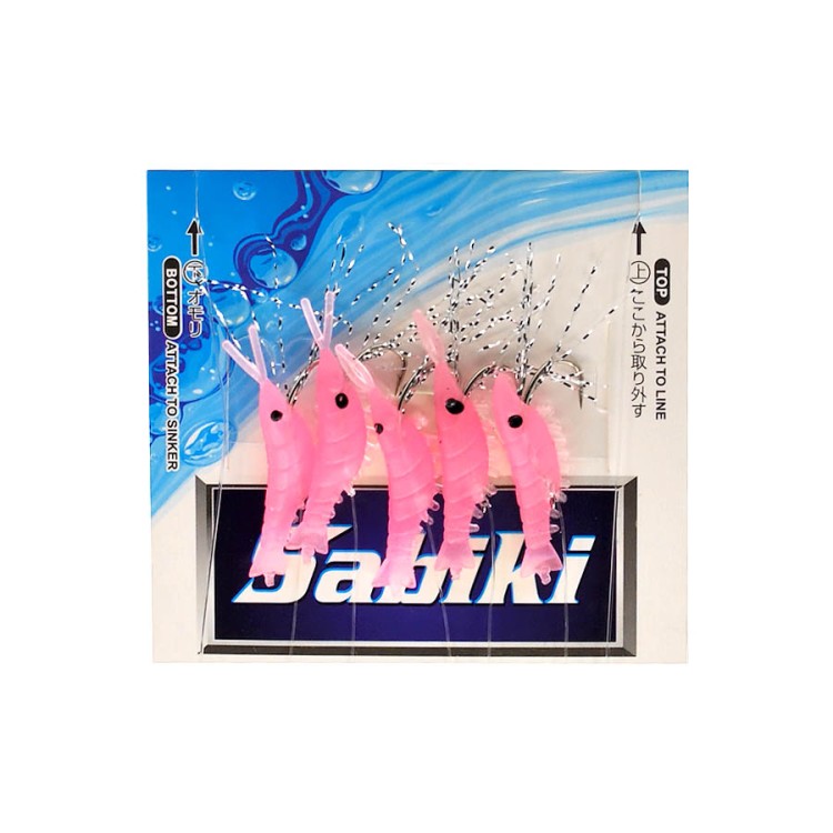 Снасть селёдочная Sabiki Krill Pink (5 крючков)