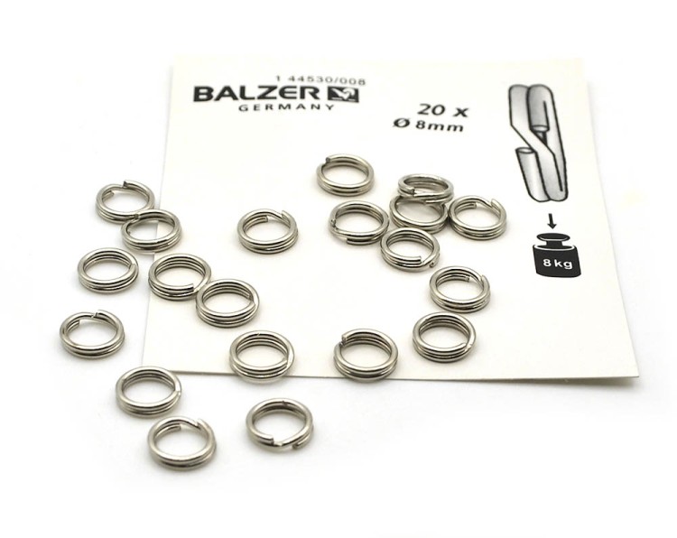 Кольца заводные Balzer 8мм (20шт) 8кг